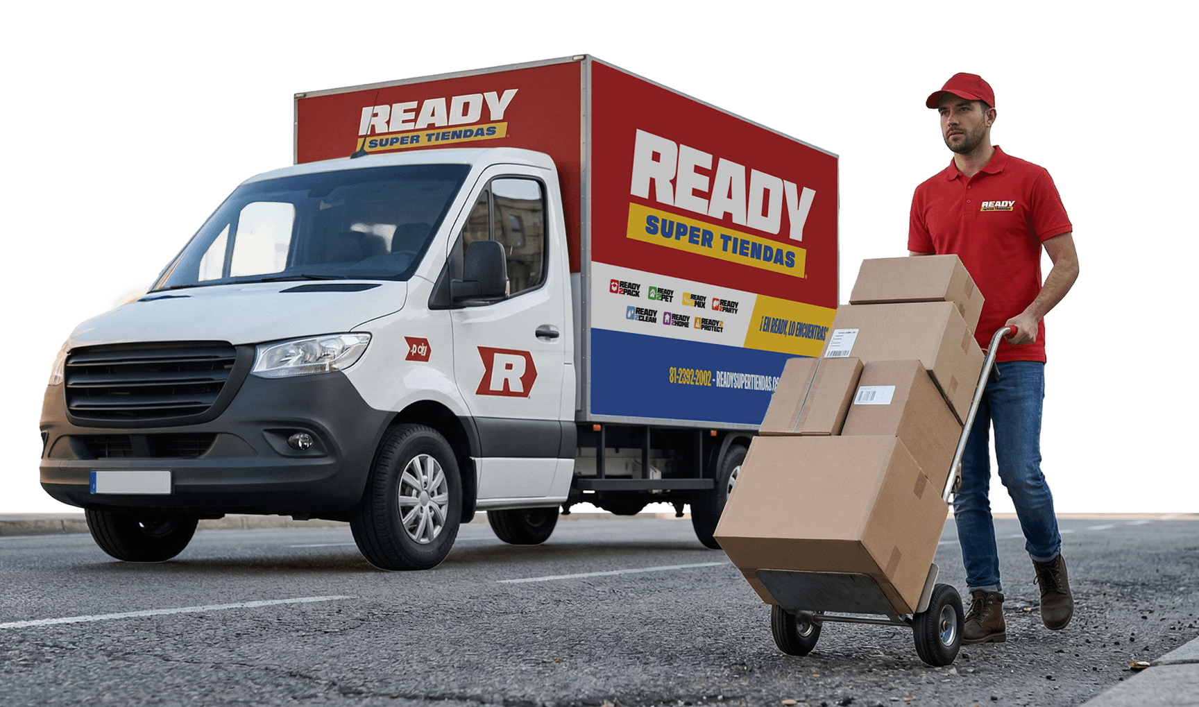 camion y repartidor
